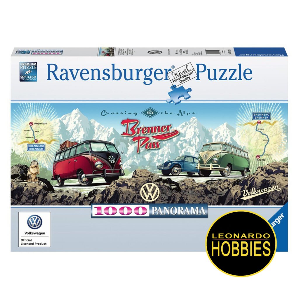 Cross The Alps With Vw Piezas Panorama Ravensburger