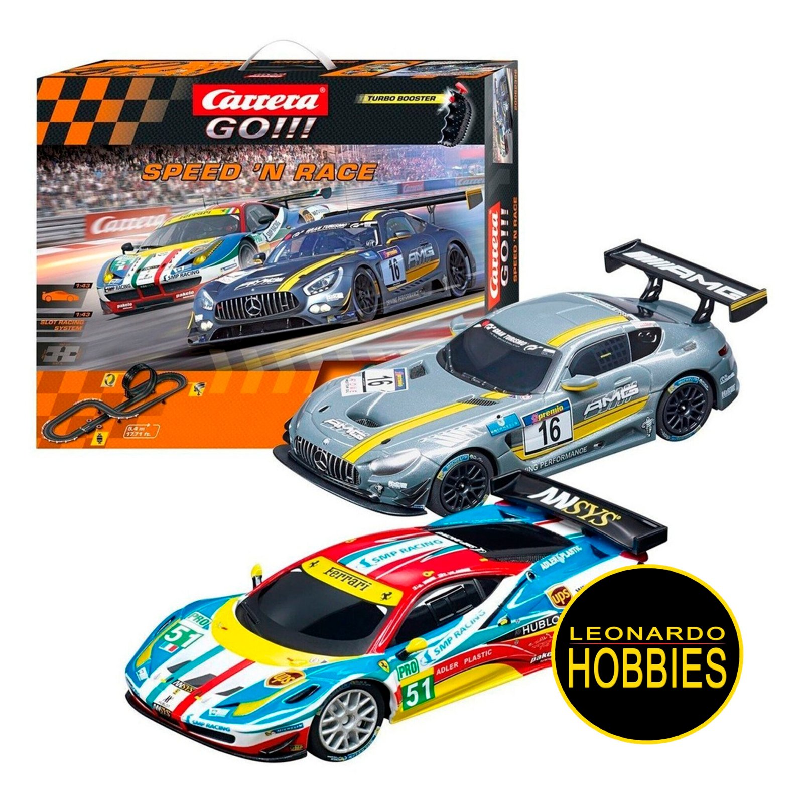 Speed and Race Pista de autos Carrera GO 62396 – Leonardo Hobbies