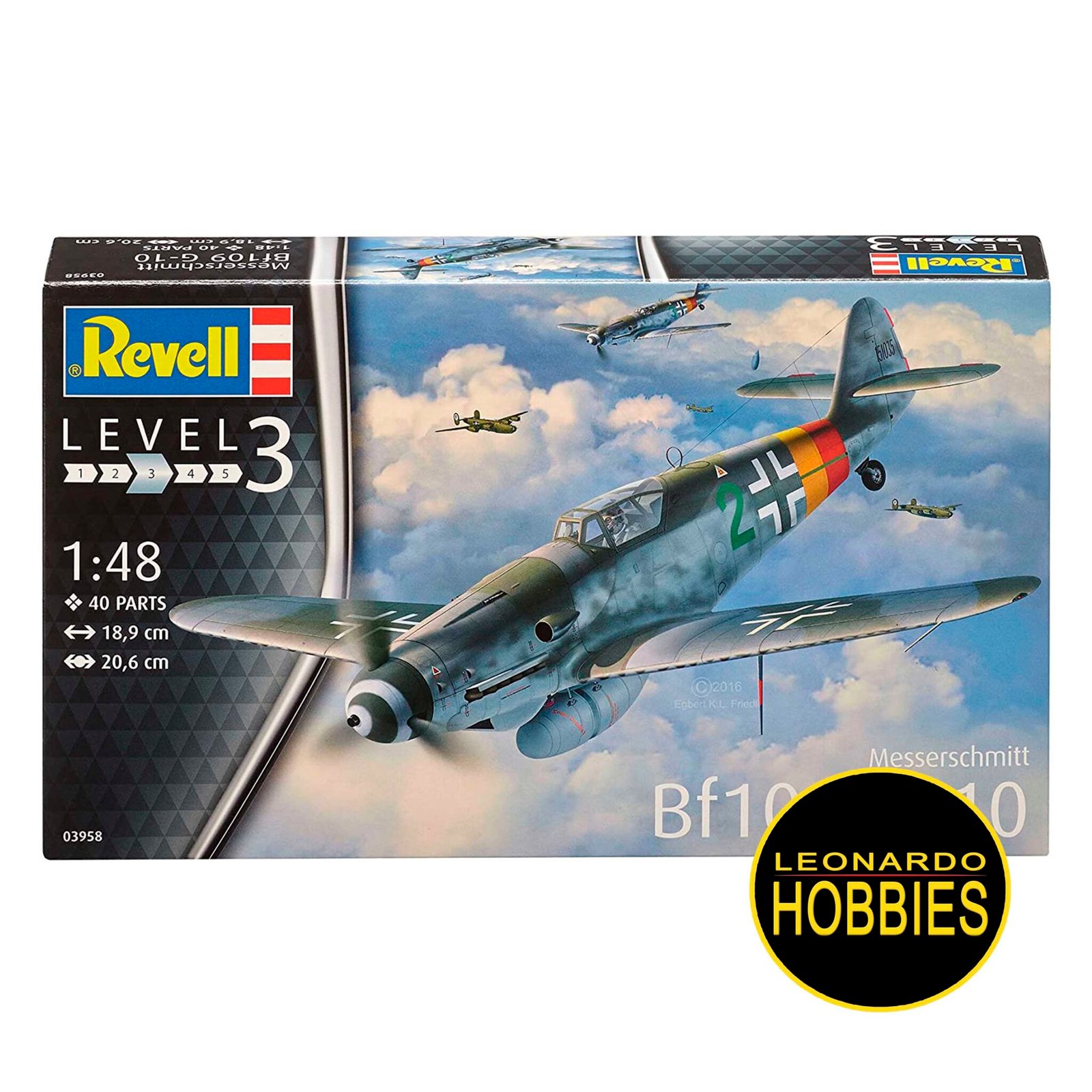 Revell Maqueta Avión Messerschmitt Bf 109 G-10 1:72