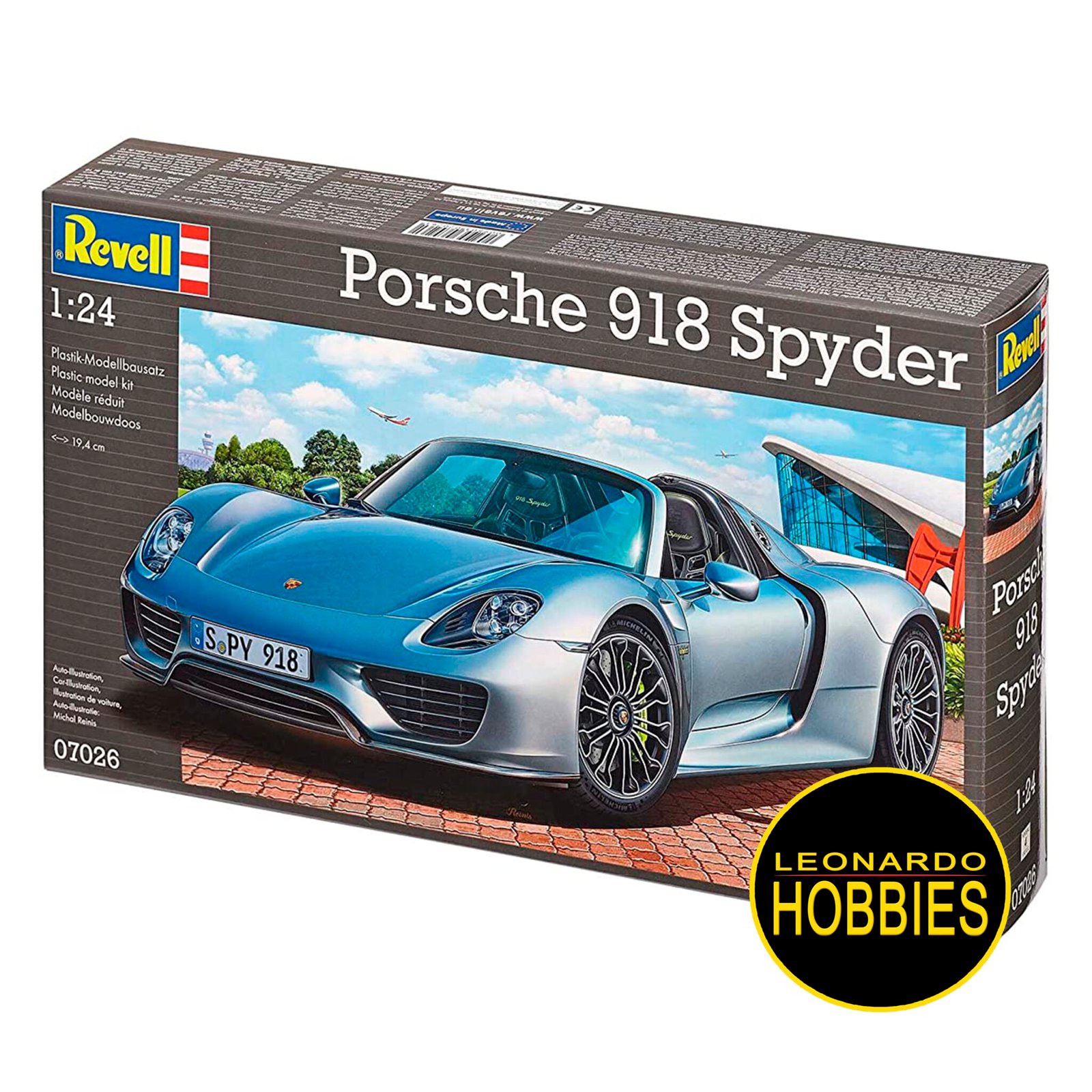 Porsche 918 Spyder 1/24 Revell 07026 – Leonardo Hobbies