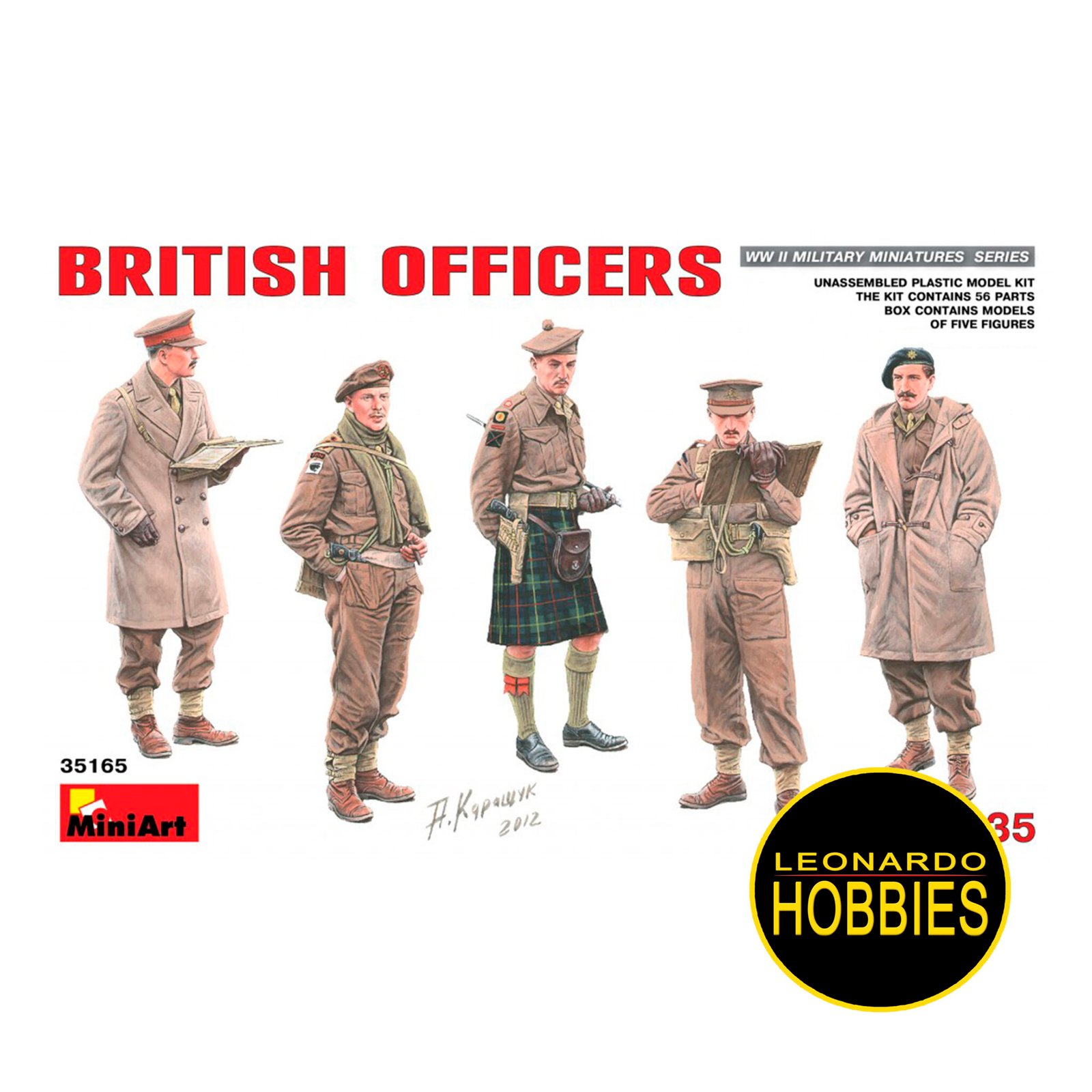British Officers Escala 1/35 Miniart 35165 – Leonardo Hobbies