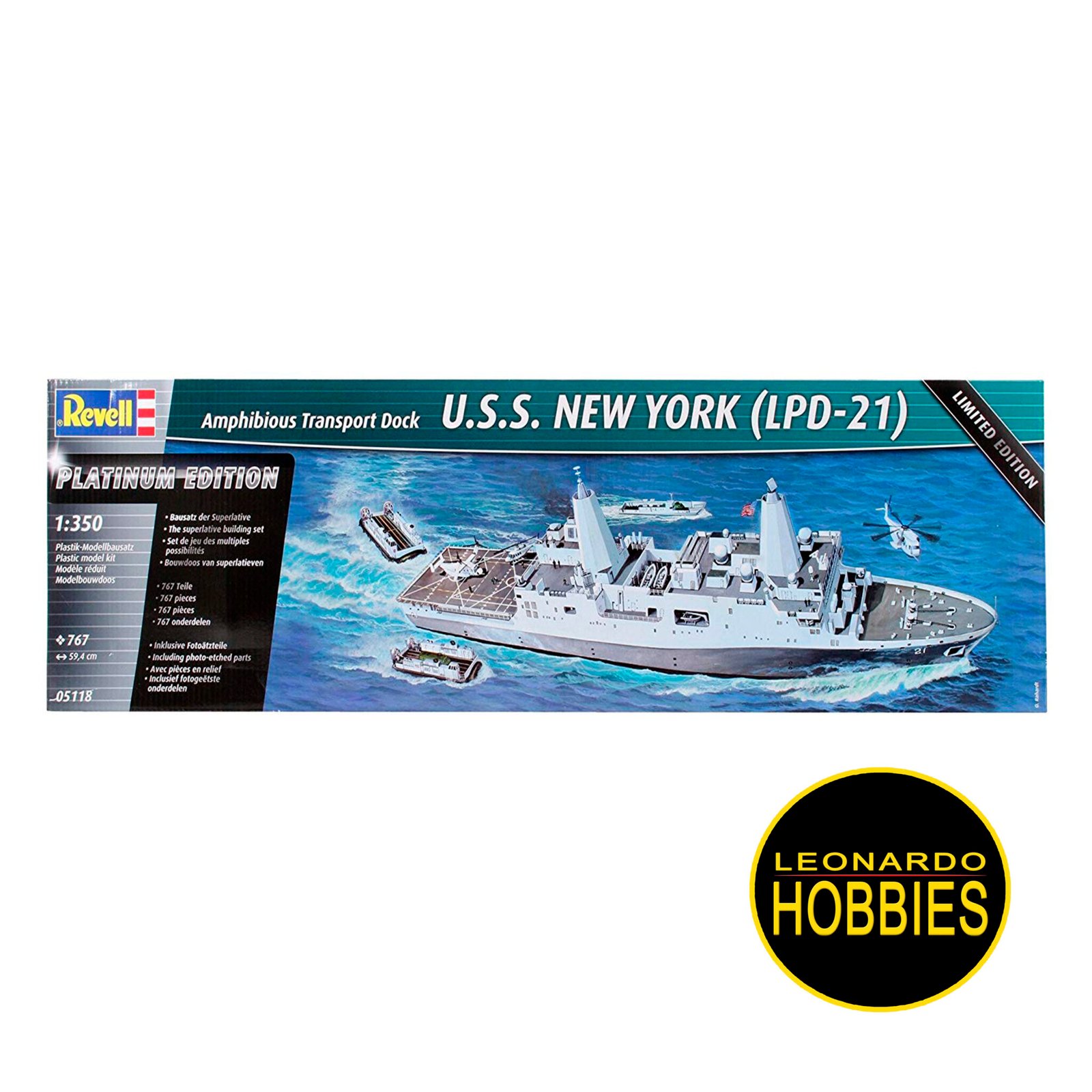 USS New York (Platinum Edition) Escala 1/350 Revell 5118