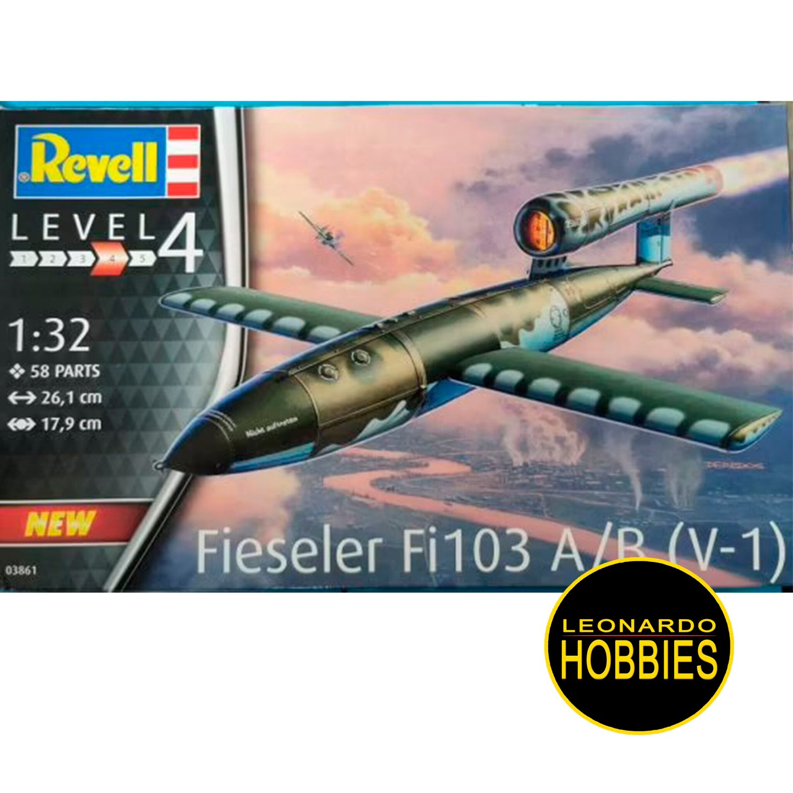 Fieseler Fi103 V-1 Escala 1/32 Revell 03861 – Leonardo Hobbies, maquetas  revell