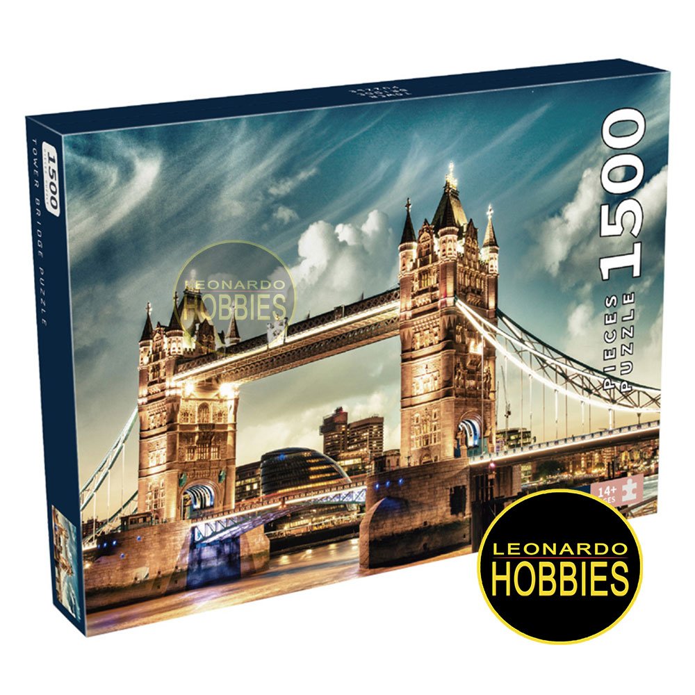Puzzle Tower Bridge at night, London, 1 000 pieces