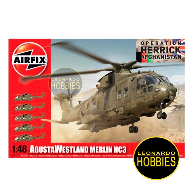 AugustaWestland Merlin HC3 Escala 1/48 Airfix 14101