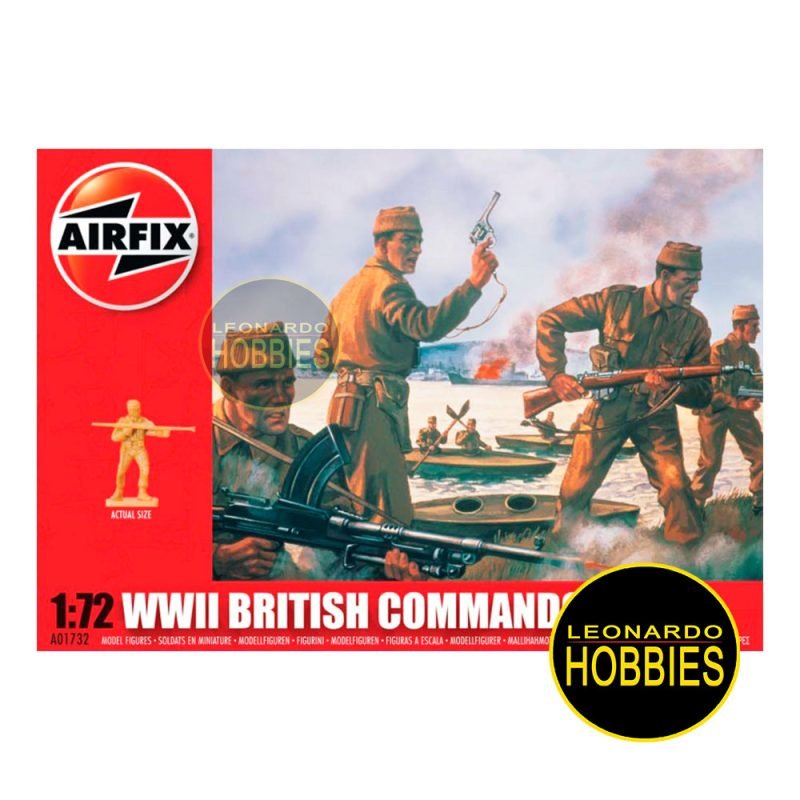 WWII British Commandos Escala 1/72 Airfix 01732 – Leonardo Hobbies