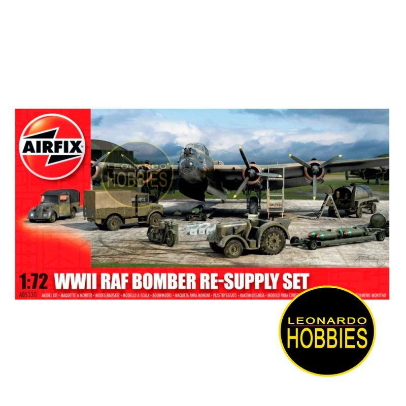 WWII Raf Bomber Re-Supply Set Escala 1/72 Airfix 05330