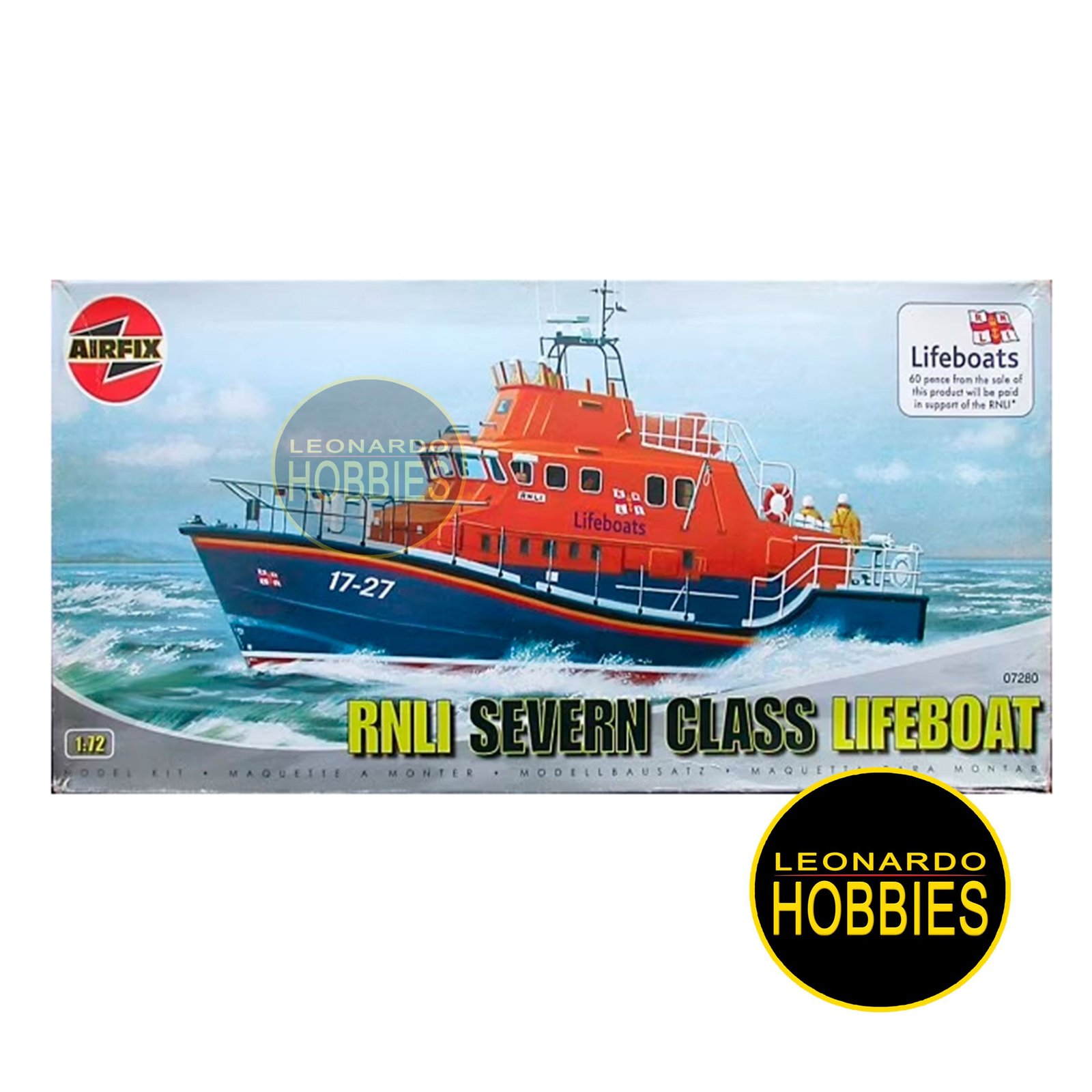 RNLI Severn Class Lifeboat Escala 1/72 Airfix 07280 – Leonardo Hobbies